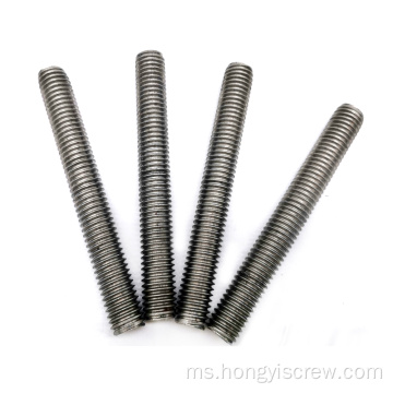 Metrik keluli karbon thread penuh thread rod bolt